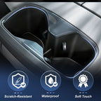 Rear Console Cup Holder Insert for Kia EV9 (2024–2026) Drink Organizer