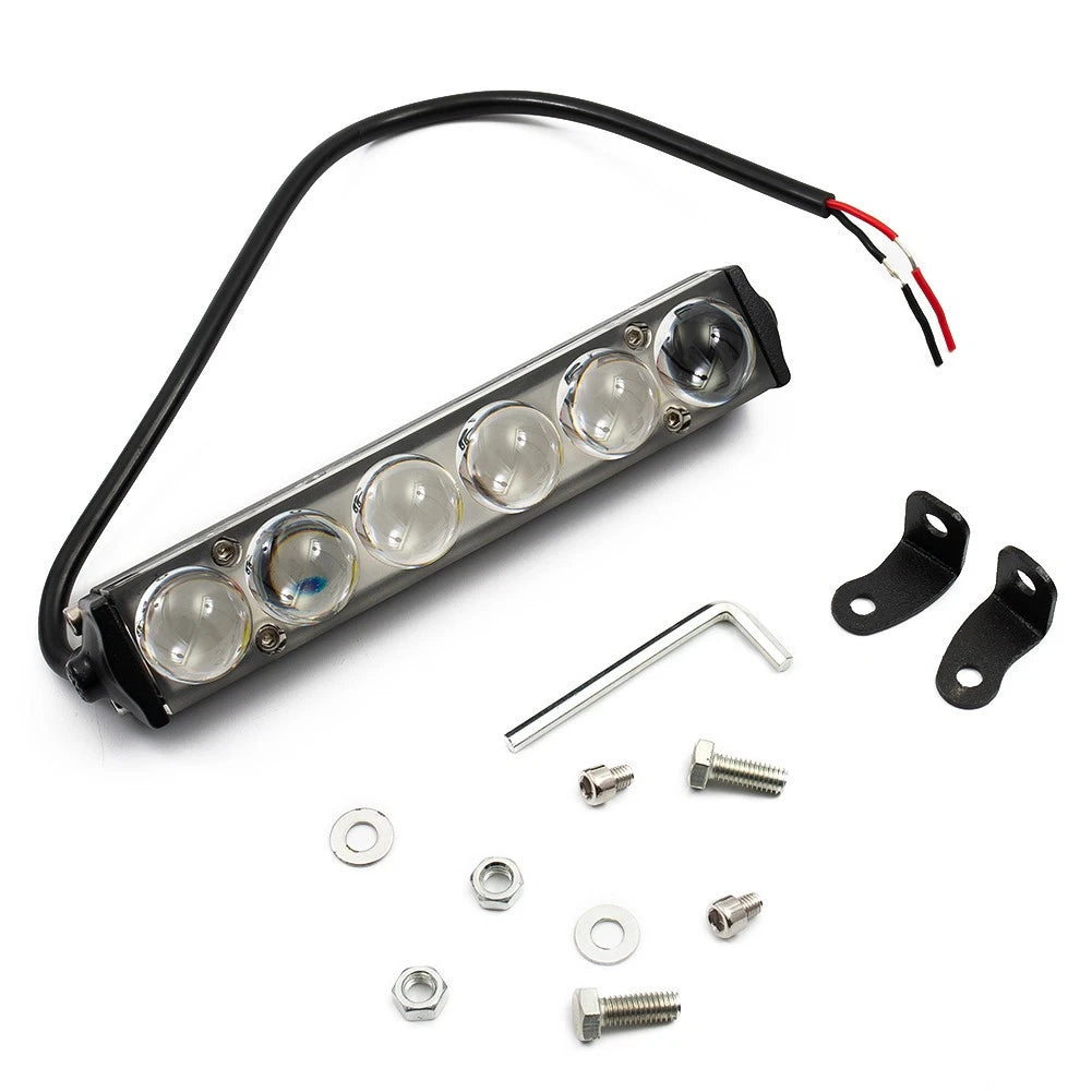 Slim LED Light Bar for ATV SUV 4X4 (7 Inch, Waterproof, 4D Lens)