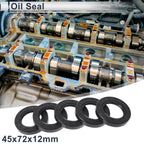 Set of 5 Oil Seal Rotary Shaft Seal NBR Rubber 45x72x12mm