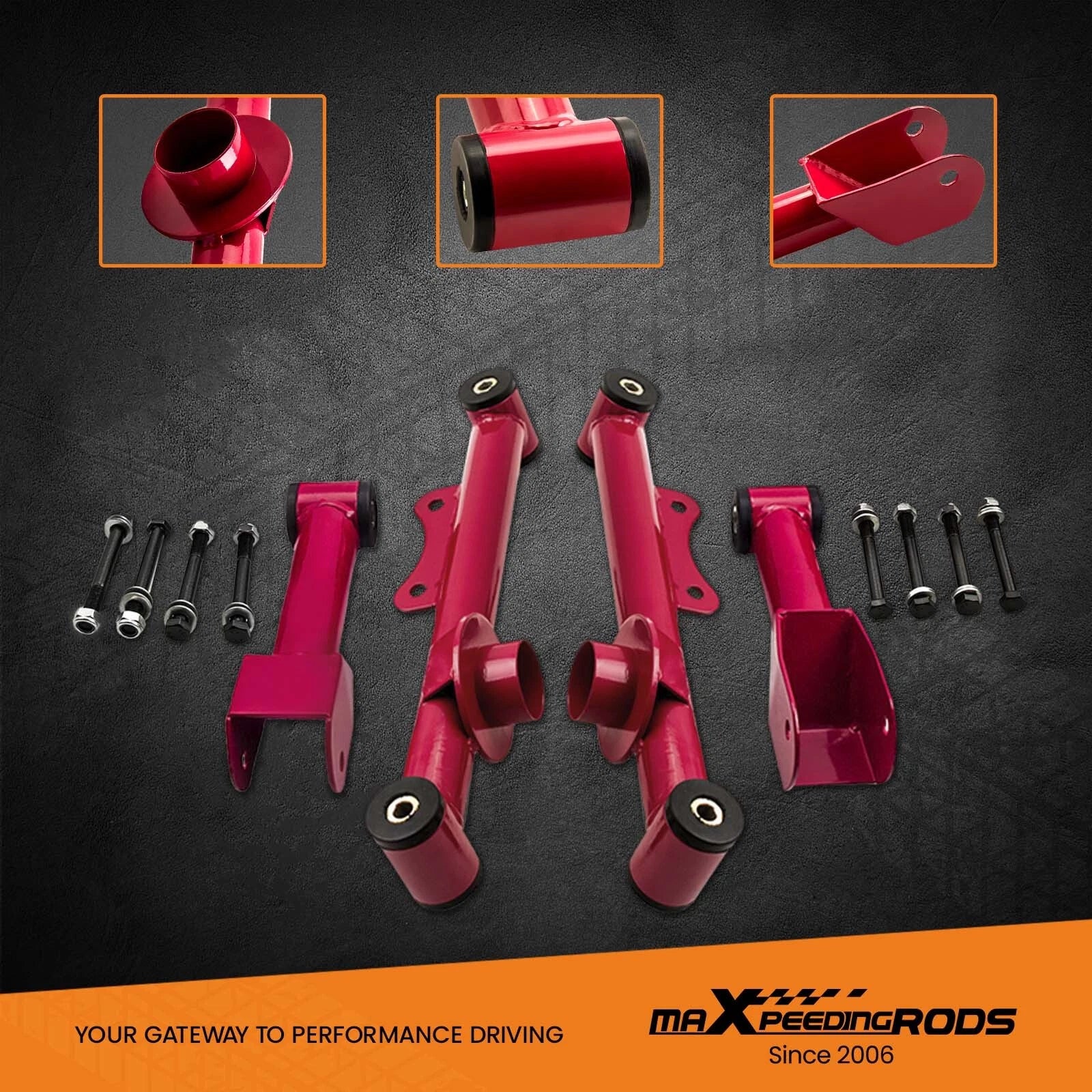 Coilovers with Upper & Lower Tubular Control Arms for Ford Mustang (1994–2004)