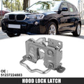 Hood Catch Lock Latch for BMW X3 F25 (2009–2017), X4 F26 (2013–2018) 51237224883