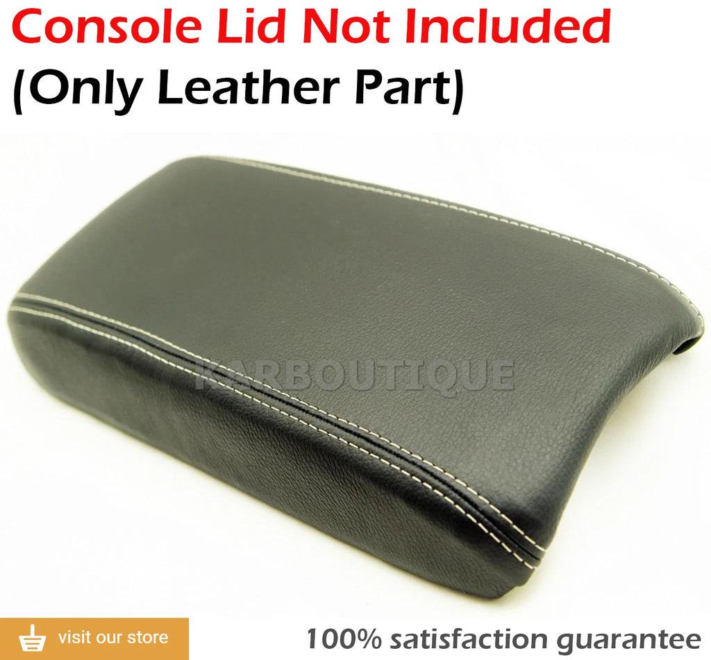 Leather Synthetic Console Armrest Cover for Honda Civic (2006–2011) Beige