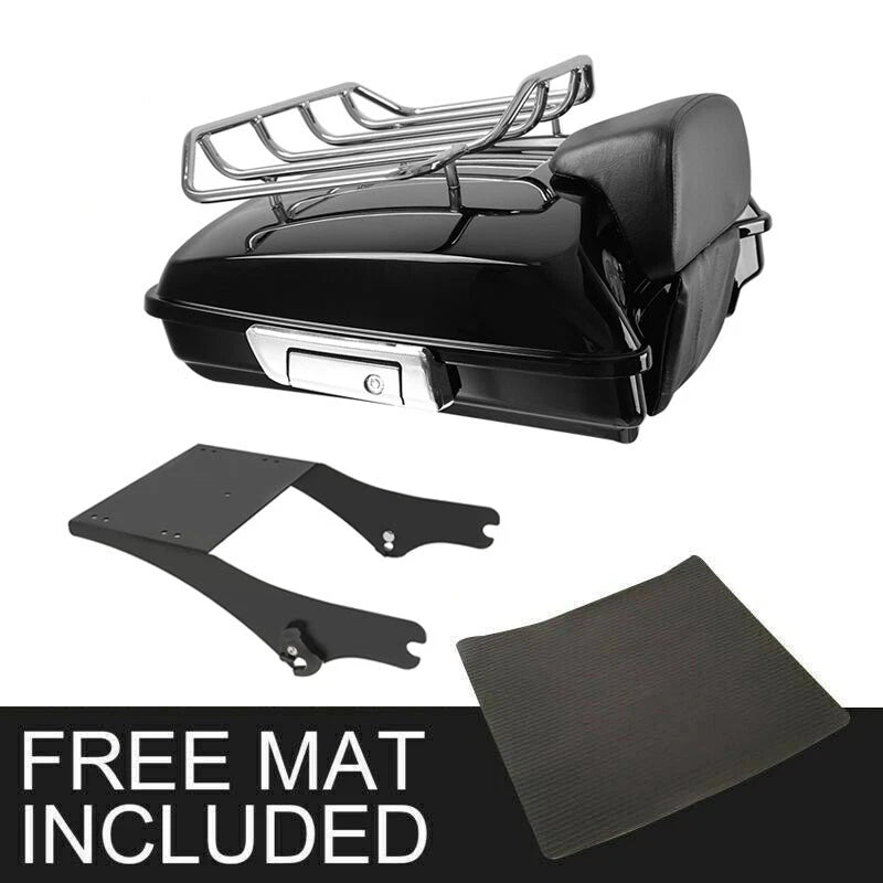 Razor Trunk Backrest Top Rack for Harley Touring (1997–2008)