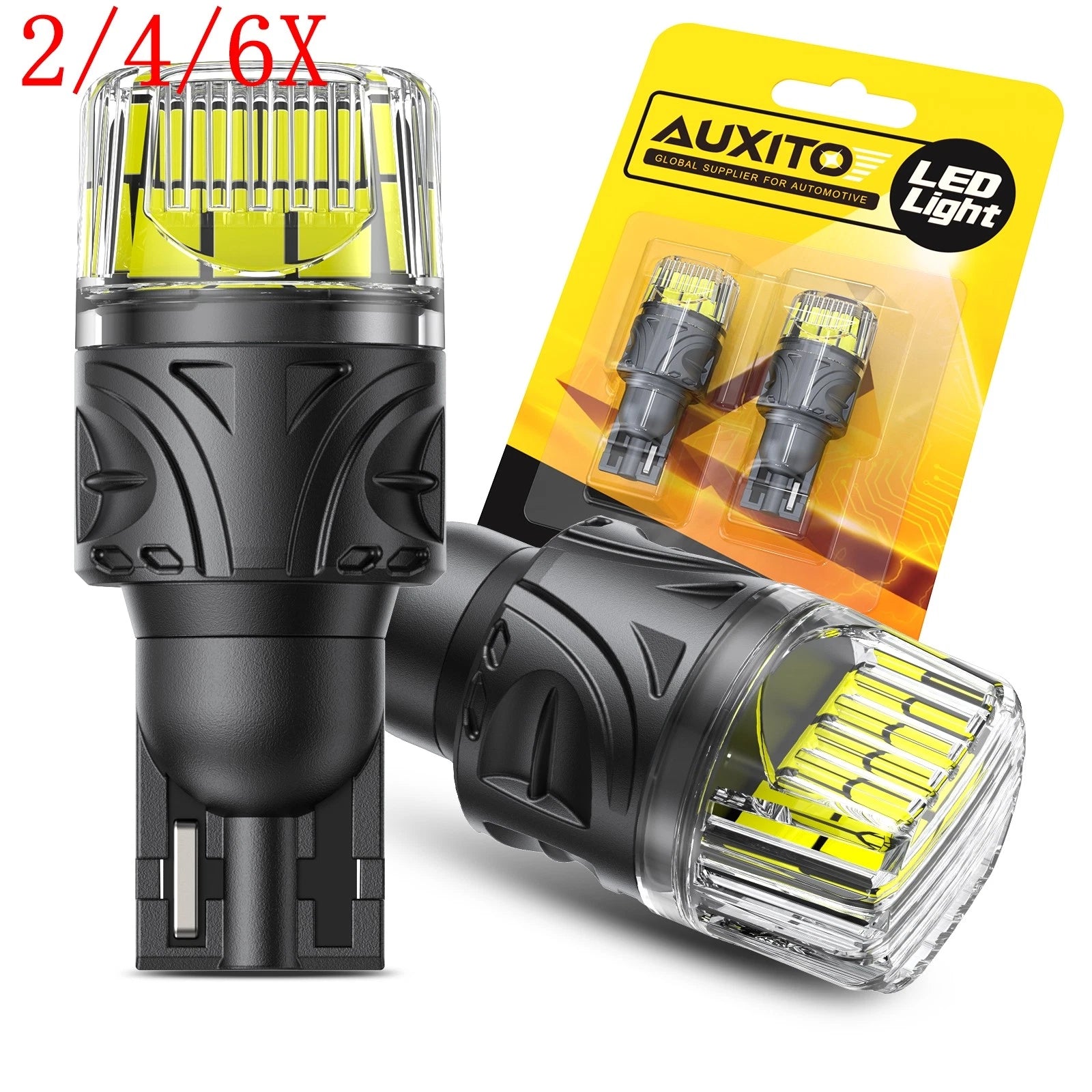 Set of 4 AUXITO LED Reverse Backup Light Bulbs for Various Models