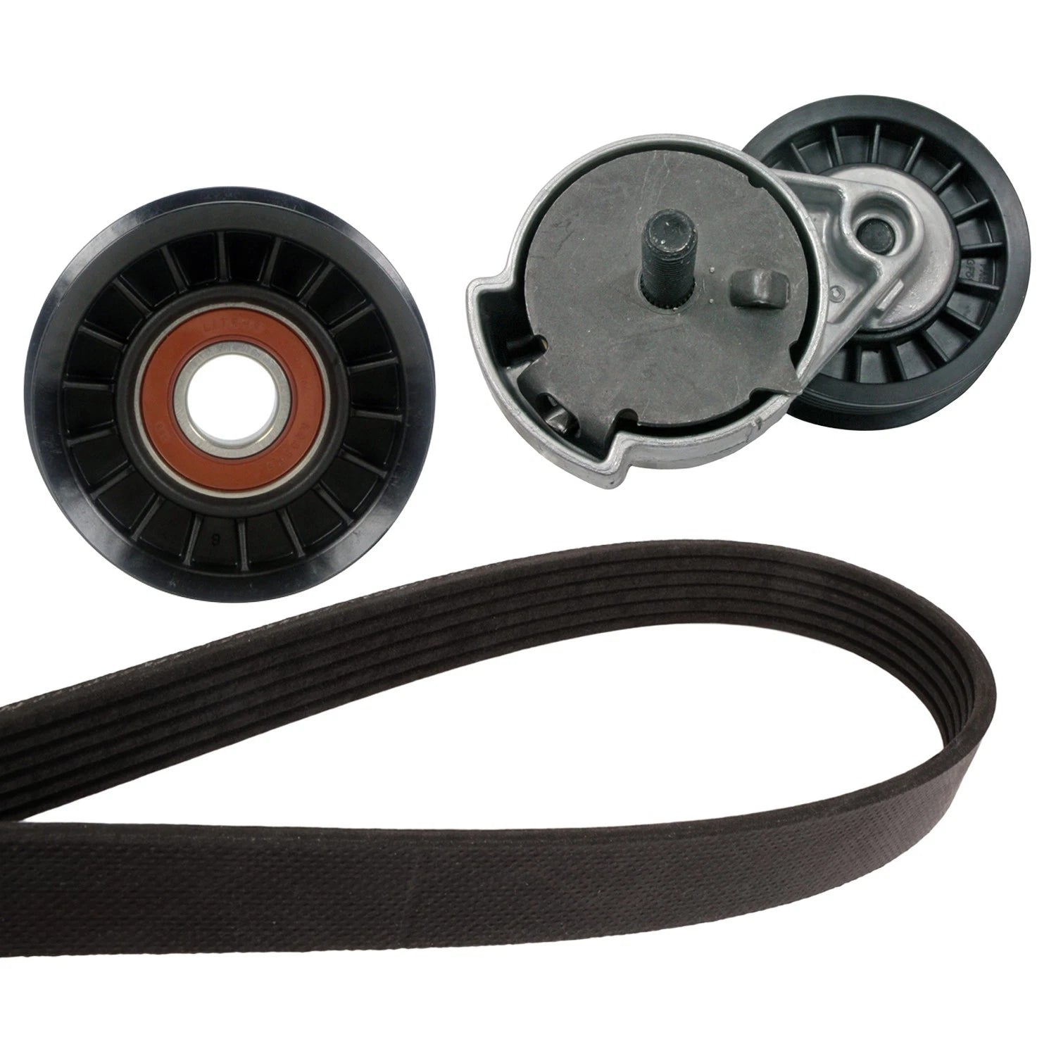 Drive Belt Idler Pulley Tensioner Kit for Dodge Caravan (2001–2007)
