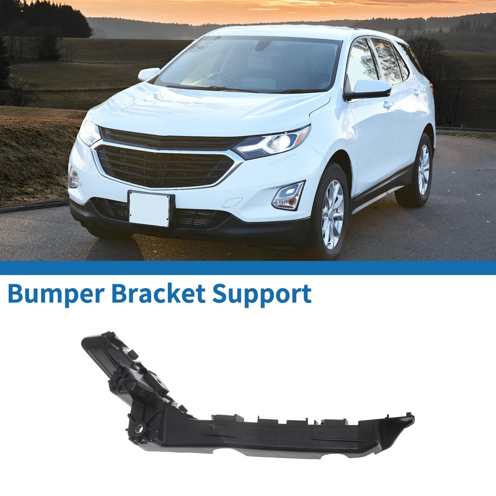 1pc Right Front Bumper Retainer Bracket No. 84059893 for Chevy Equinox (2010–2017)