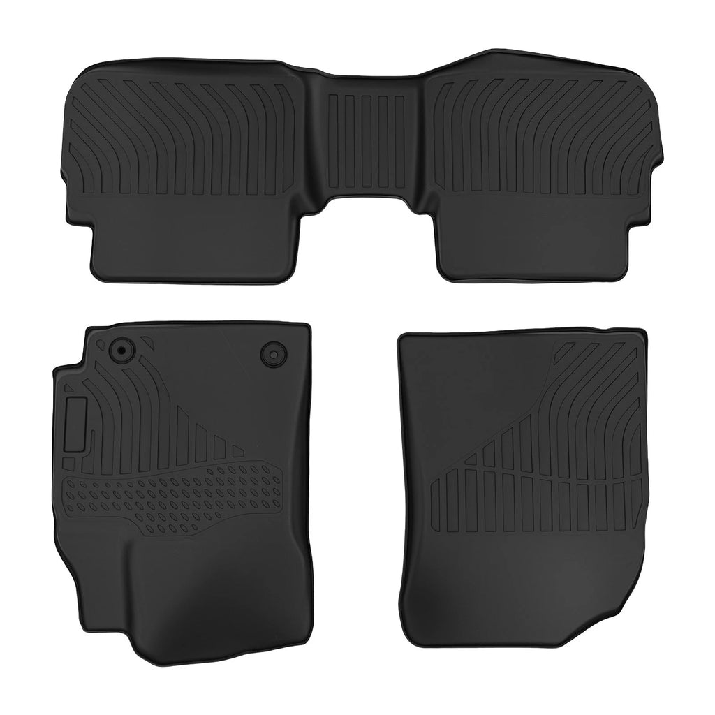 Set of 4 Waterproof Floor Mats for Toyota Corolla (2009–2013) Rubber