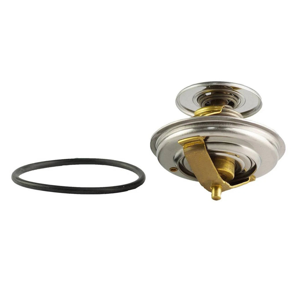 Engine Coolant Thermostat with Gasket for Mercedes Benz 190 300E 450SEL (1983–1993)