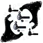 Set of 6 Front Lower Control Arm Tie Rod Ends for Nissan Frontier Xterra