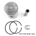 2 Sets Piston Set +025 for Yamaha 2T 25 30HP Outboard (61N-11635-00, 61N-11604-00)
