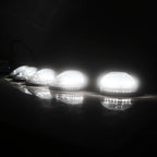 Set of 5 Smoked Cab Roof Marker Lights for Dodge Ram 2500 3500 (2003–2016)