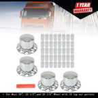 Set of 4 Chrome Wheel Hubcaps for Semi Truck