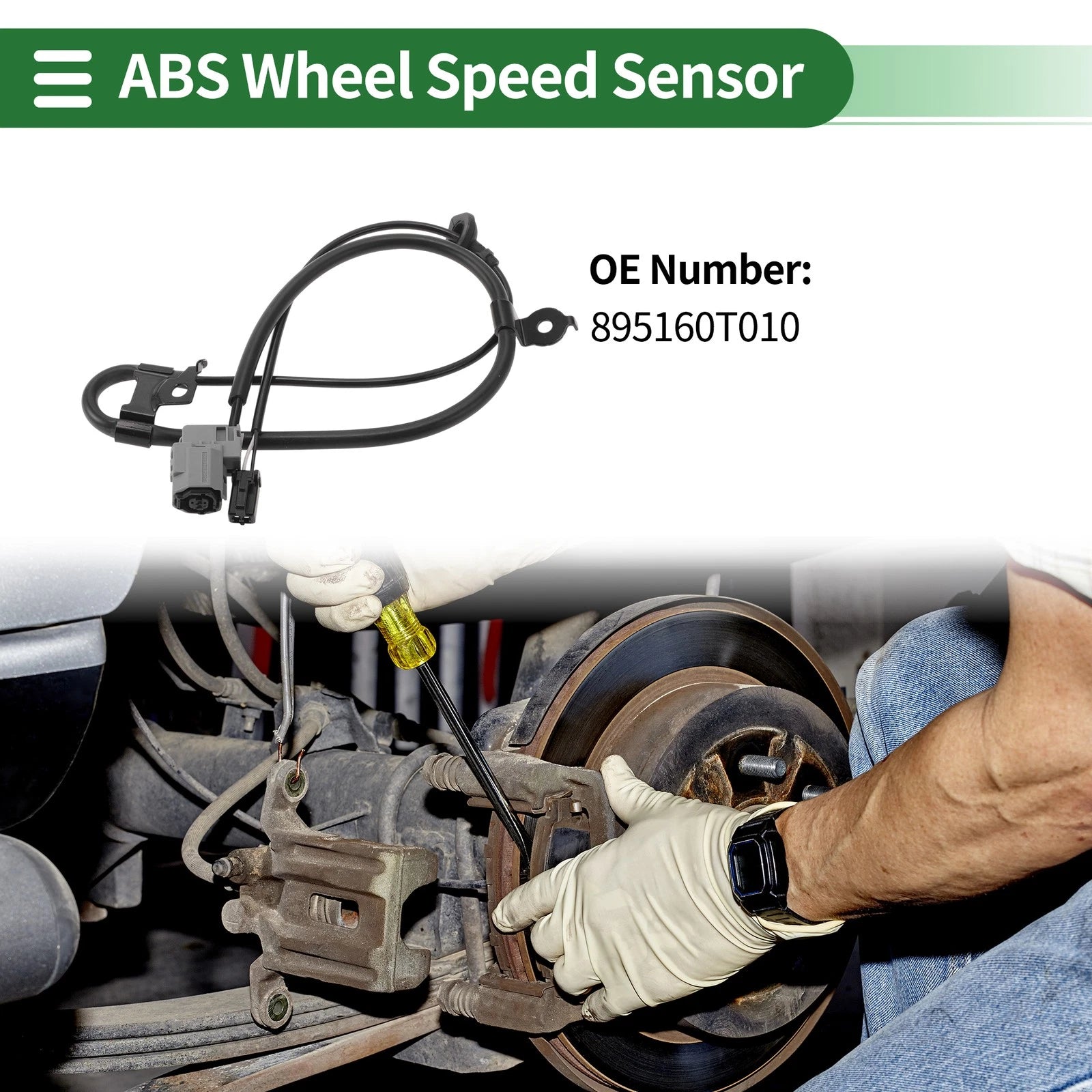 ABS Wheel Speed Sensor No. 895160T010 for Toyota Venza (2009–2015)