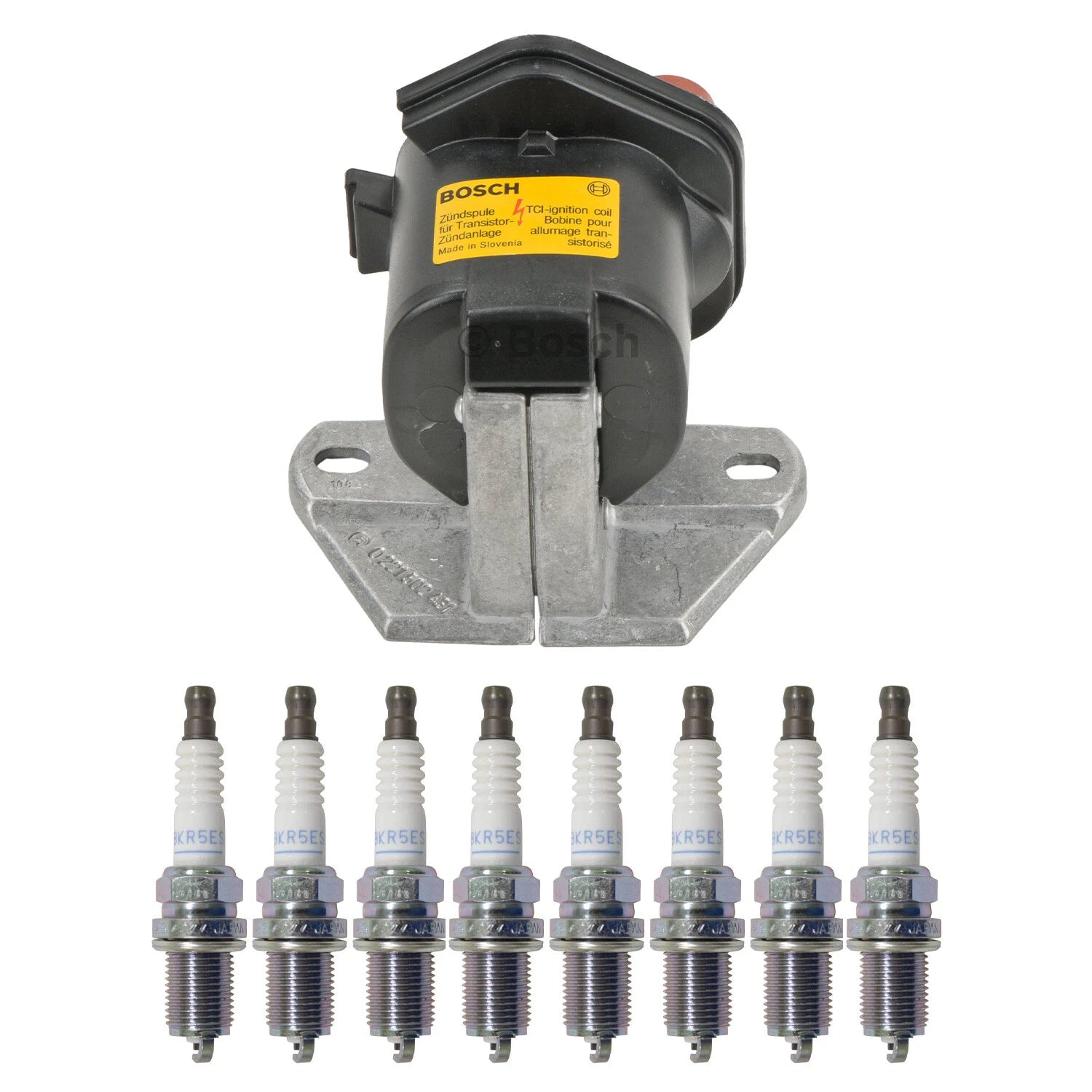 Ignition Coil & 8 Spark Plugs for Mercedes 500SL (1990–1992)