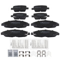 8pcs Brake Pads Set for GMC Acadia/Cadillac XT5 (2017–2020) w/Hardware
