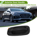Exterior Door Handle for Chevrolet GMC Silverado (Black, Rear Right)