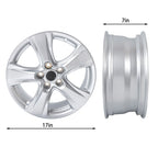 17" Alloy Wheel Rim for Toyota RAV4 (2019â2024) Silver Replacement