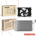 AC condenser and cooling fan shroud assembly kit for Ford Fusion (2010–2012)