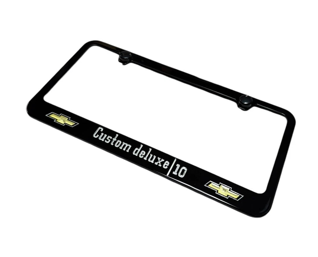 License Plate Frame Premium Front for Chevrolet Custom Deluxe (1972–1973)