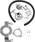 Complete Mount Kit Breather Hose Chrome for Harley-Davidson (2008–2016)