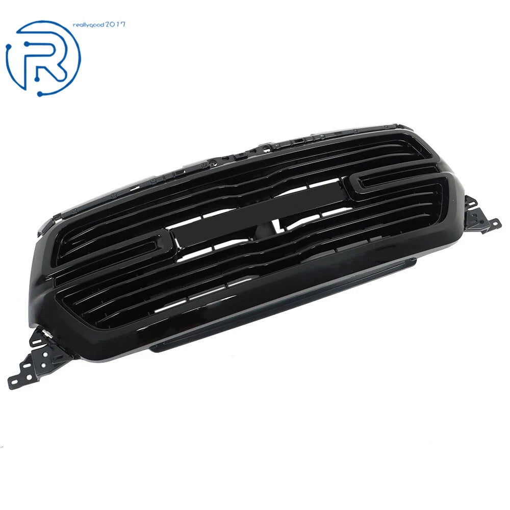 Front Upper Grill Assembly for Dodge Ram 1500 (2019–2022) Glossy Black