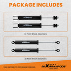 Set of 4 Shock Absorbers for Chevy Silverado GMC Sierra 1500 (2007-2018)