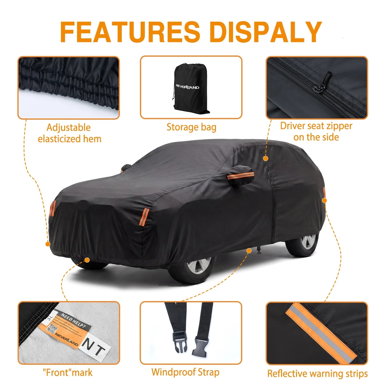 Car Cover Waterproof All Weather for
