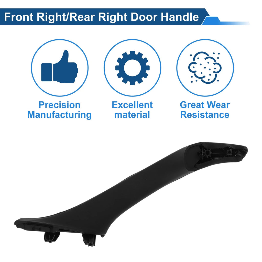 Inner Door Panel Handle for BMW F10 F11 F18 (2010–2017) No. 51417225848 Black