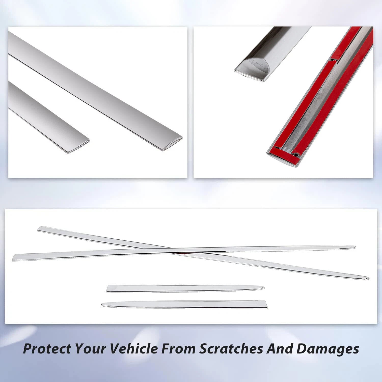 Chrome Side Skirt Door Garnish Molding for Chevrolet Impala (2015–2020)