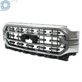Front Bumper Grille for Ford F150 XLT (2021–2022) Black Chrome