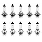 Set of 10 H7 Halogen Headlight Bulbs 12V 55W for Cars