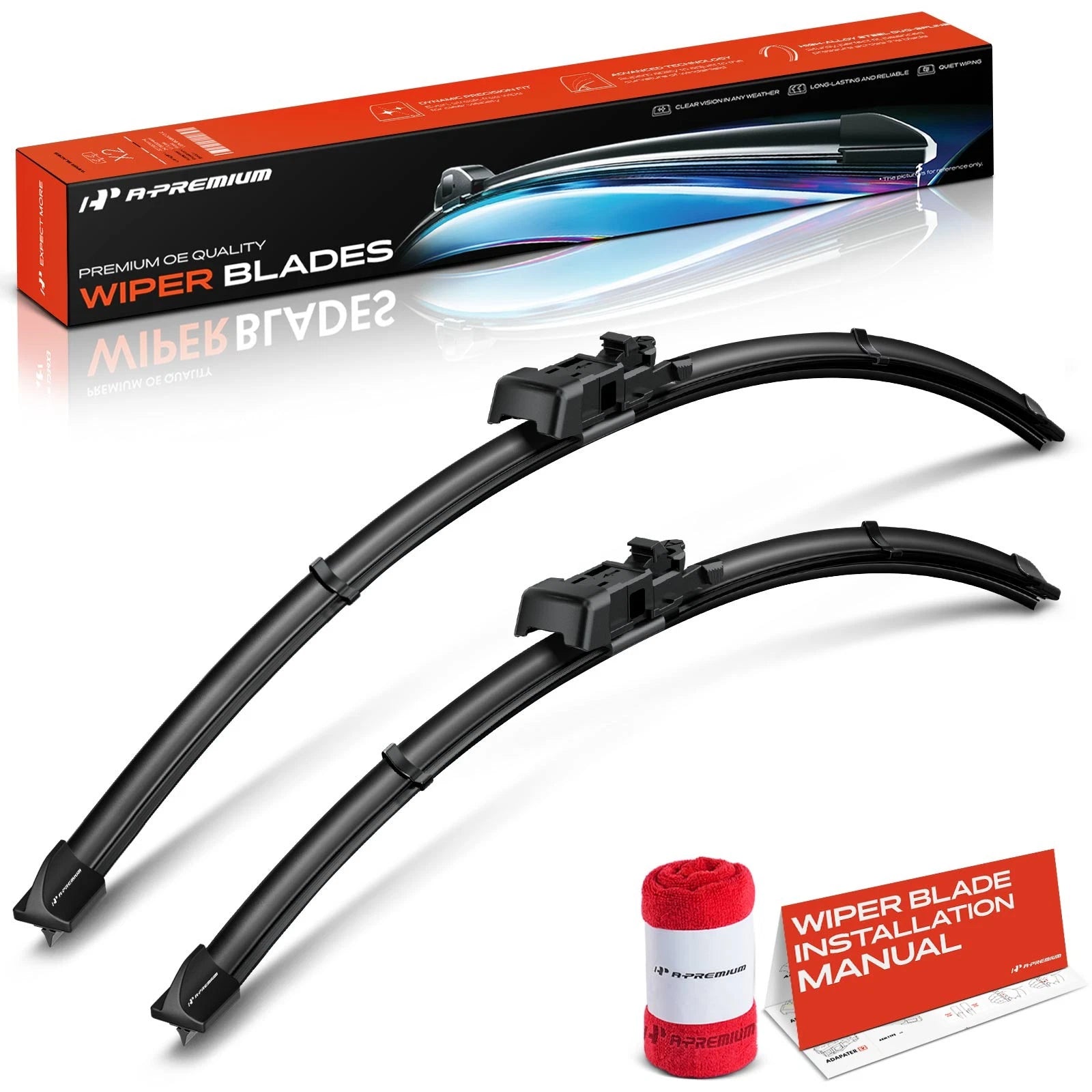 2Pcs Windshield Wiper Blades for Chevy Cruze (2016–2019)