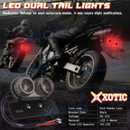 Universal LED Integrated Tail Light for Car (Running, Brake, Turn, Plate)