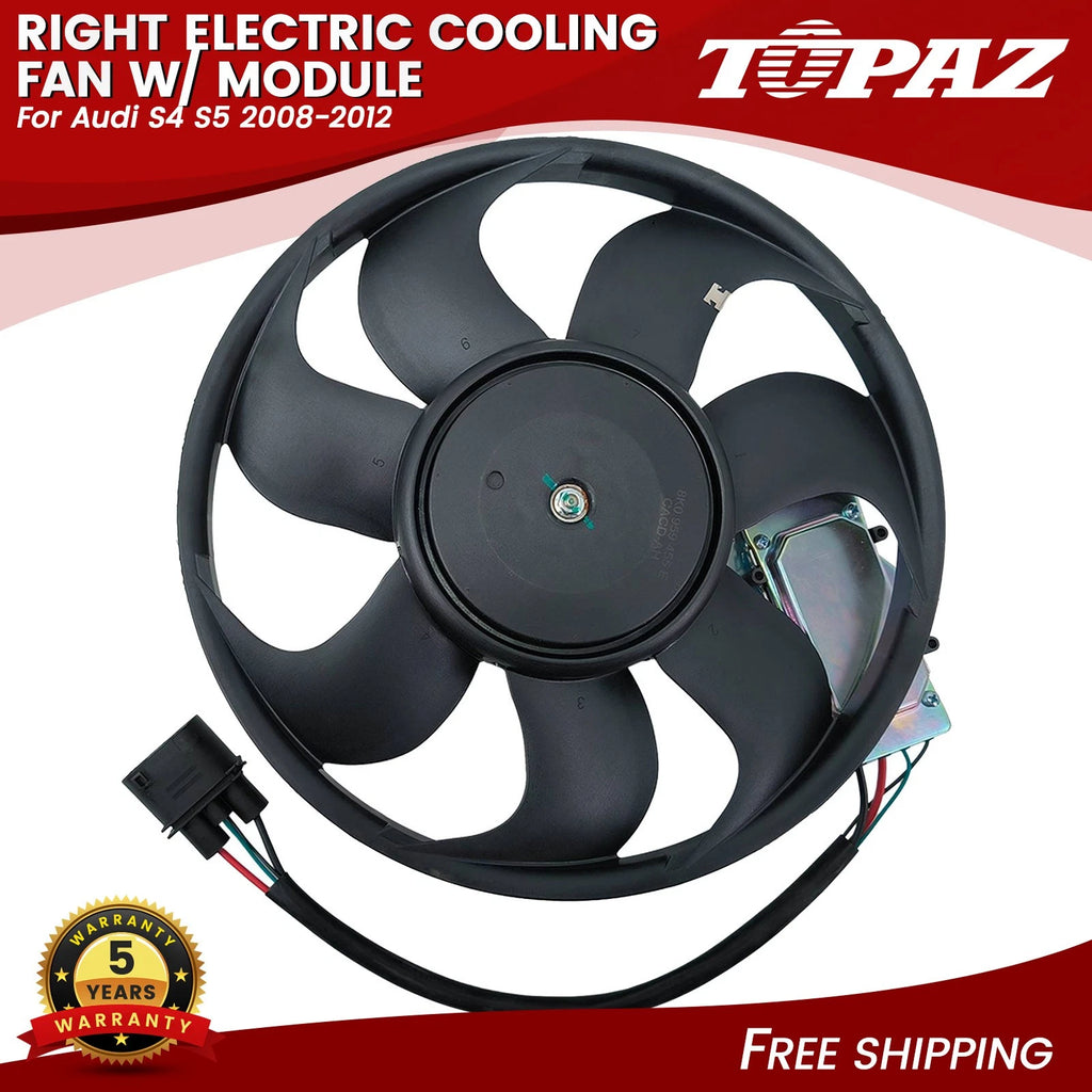 Electric Cooling Fan for Audi S4 S5 (2008–2012)