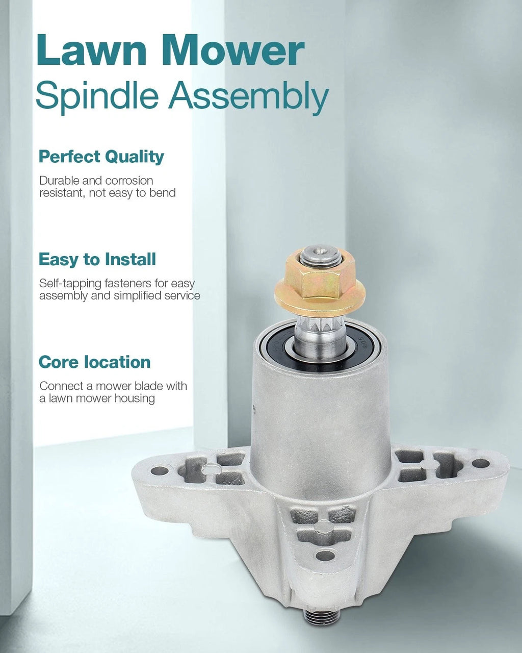 Spindle Assembly for Troy Bilt Colt XP Mustang Bronco Pony (42" Deck) 918-0624A