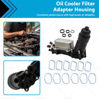 Oil Cooler Filter Adapter Housing for Chrysler Jeep Dodge Ram 3.6 (2014–2017)