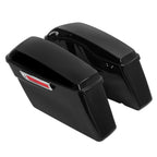 Saddle Bags for Harley Touring Dyna Softail (2014–2023) Vivid Black