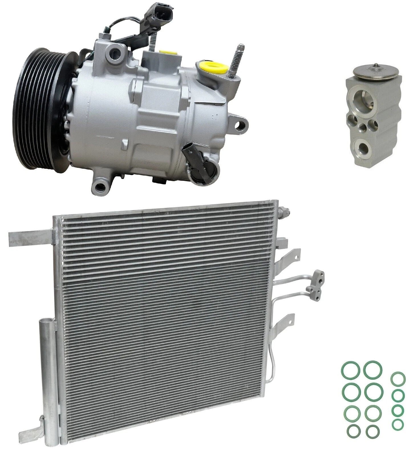 AC Compressor Kit With Condenser for Ram 1500 5.7L Hybrid (2021–2022)