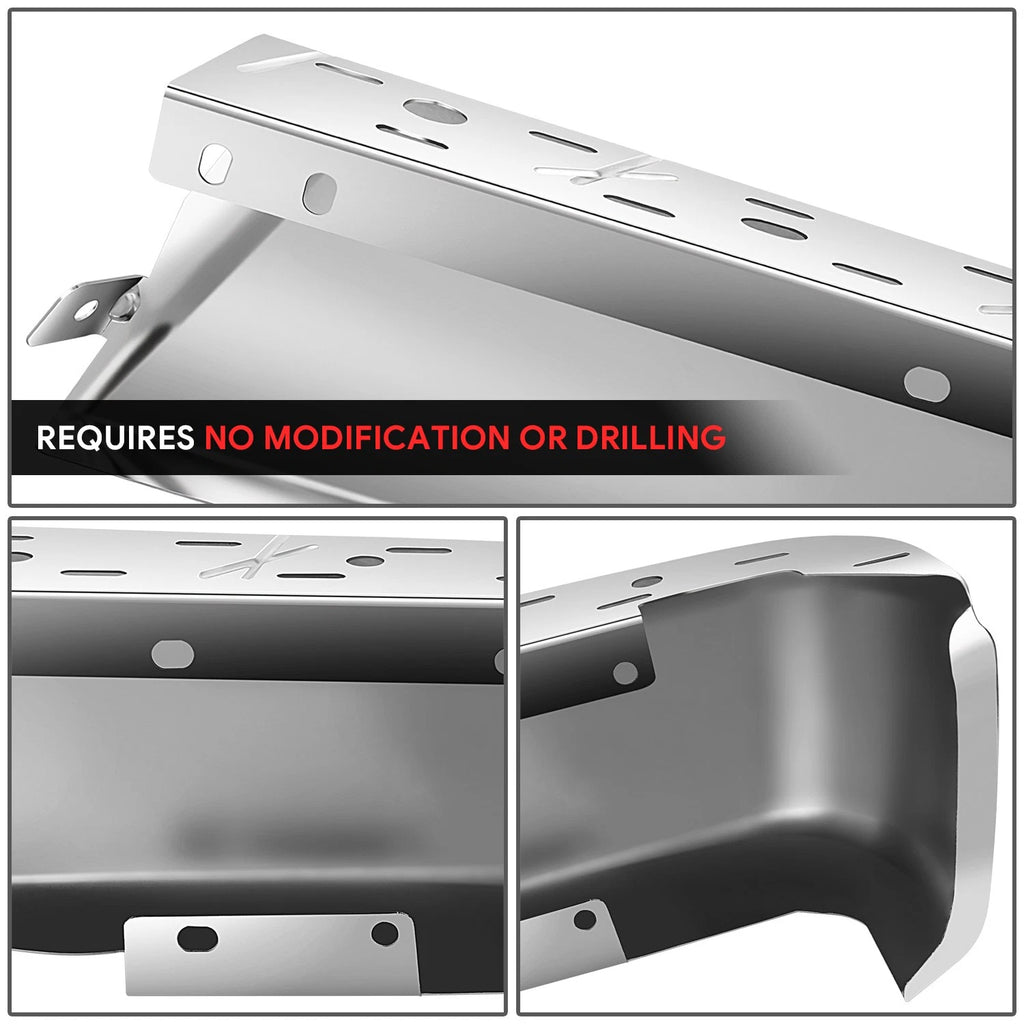 Chrome Left Rear Bumper End Cap for Ford F-150 (2015–2020)