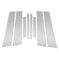 8 Pcs Door Pillar Window Trim for BMW X4 (2014–2018) Silver Tone