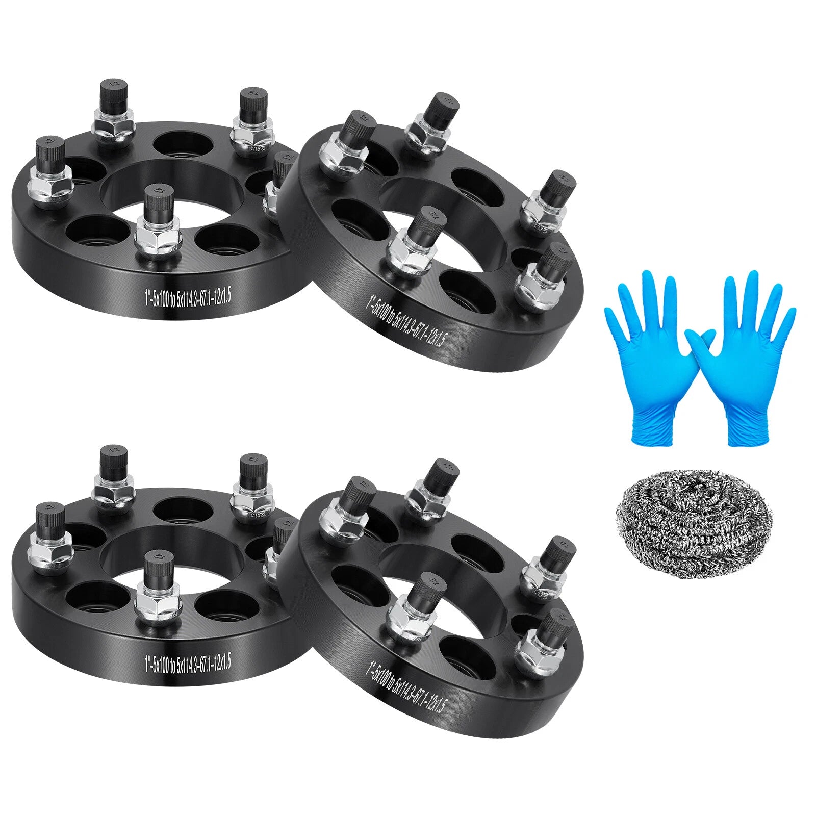 1" Wheel Adapters for Toyota (5x100 to 5x114.3)