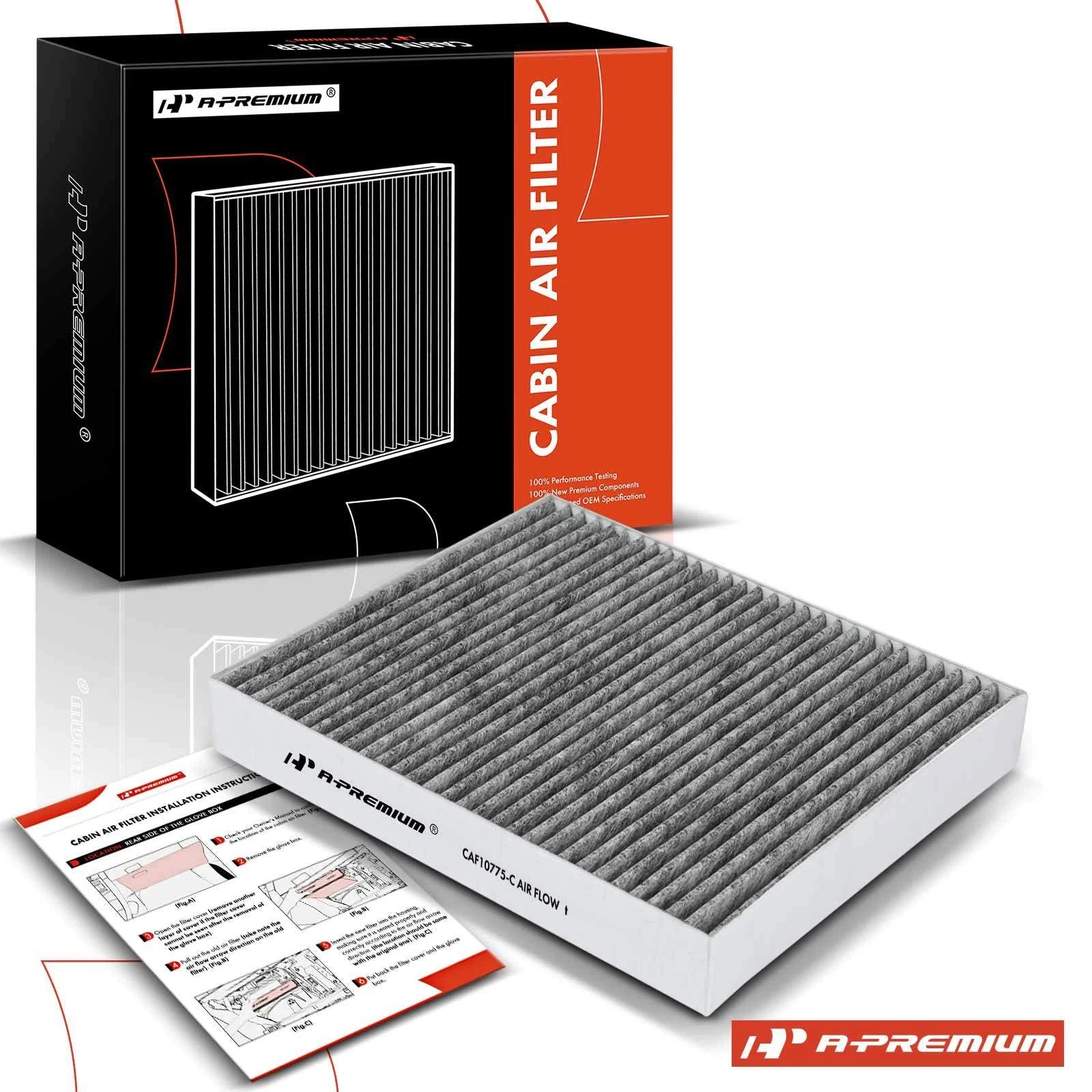 Activated Carbon Cabin Air Filter for Chevy Malibu Cruze Trax (2016–2023)