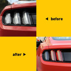 2X Tail Light Cover for Car (Honeycomb)