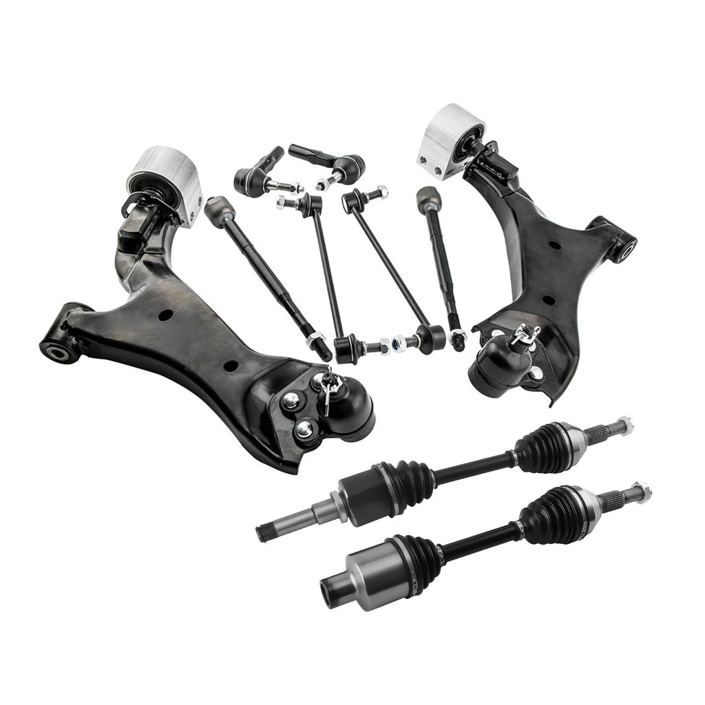 10x Front Lower Control Arms w/CV Axles for Chevrolet Equinox (2010–2016)