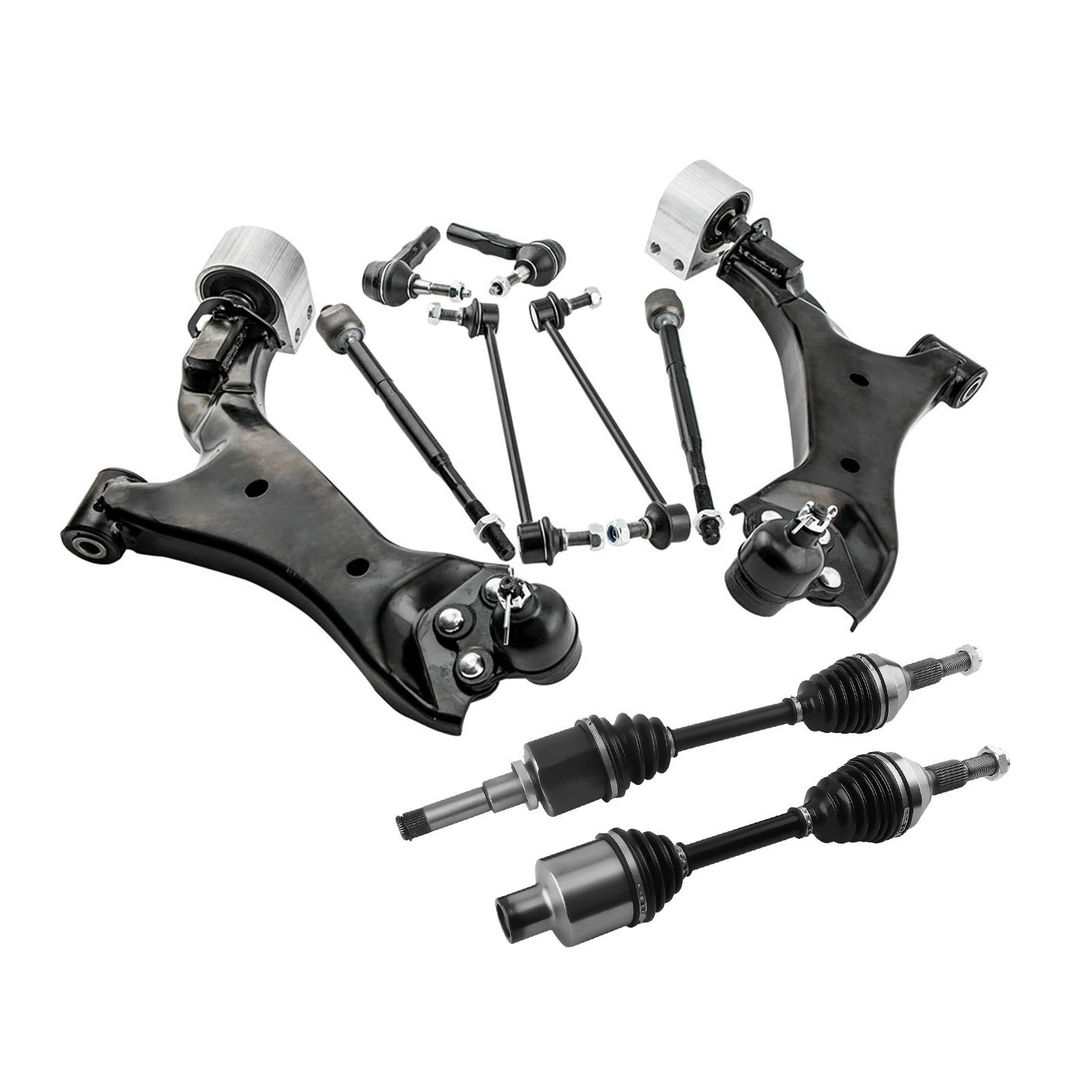 10x Front Lower Control Arms w/CV Axles for Chevrolet Equinox (2010–2016)