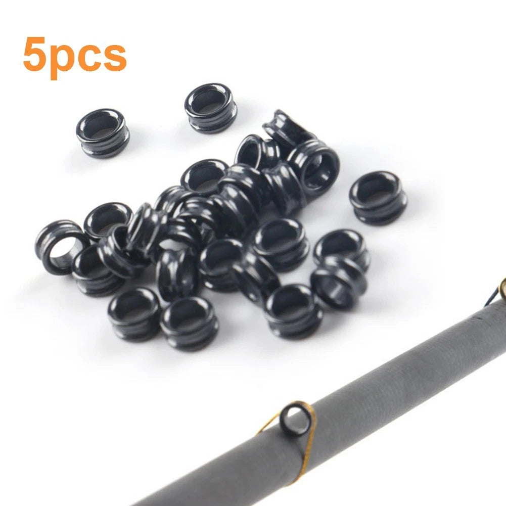 Fishing Rod Guides Ring Set of 5 for Rod Repair (3/4/5/6)