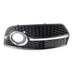 ABS Black Front Bumper Fog Light Lamp Covers for Audi Q5 (2009-2011)