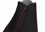 E Brake Boot Cover for BMW E60 (2004–2010) Carbon Fiber Black Red Stitch