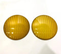Fog Light Lenses Pair Amber Replacement for 1936–1938 Chevrolet