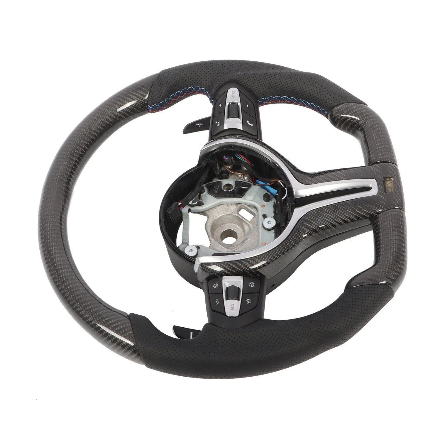 Carbon Fiber Steering Wheel for BMW F20 F21 F30 F32 F80 F82 F87 M2 M3 M4 (2012–2020)